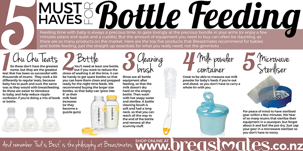 Five Must Haves for Bottlefeeding