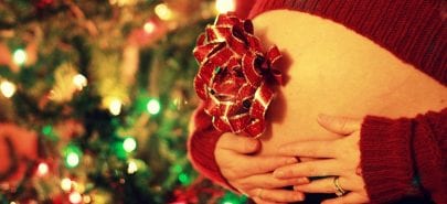 christmas pregnancy announcement