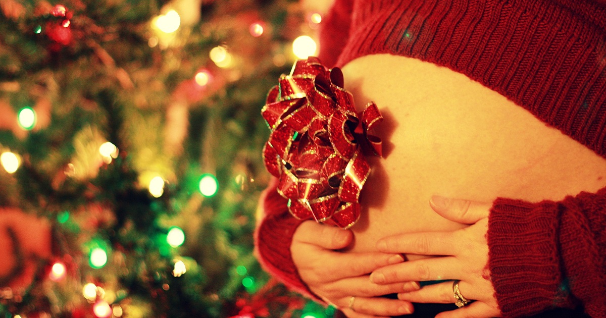 christmas pregnancy announcement