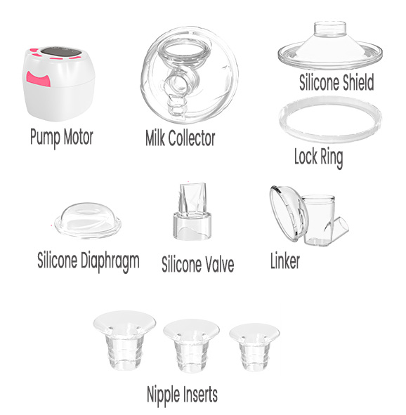Wearable Breast Pump Parts